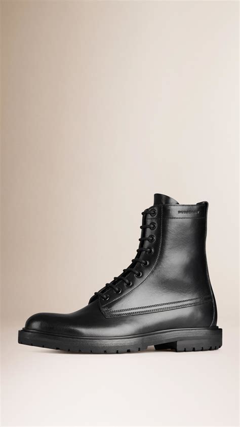 mens burberry booties|burberry combat boots.